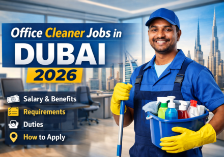 Office cleaner jobs in Dubai 2026
