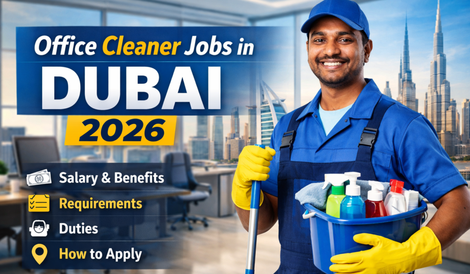 Office cleaner jobs in Dubai 2026